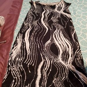 Black and white dress